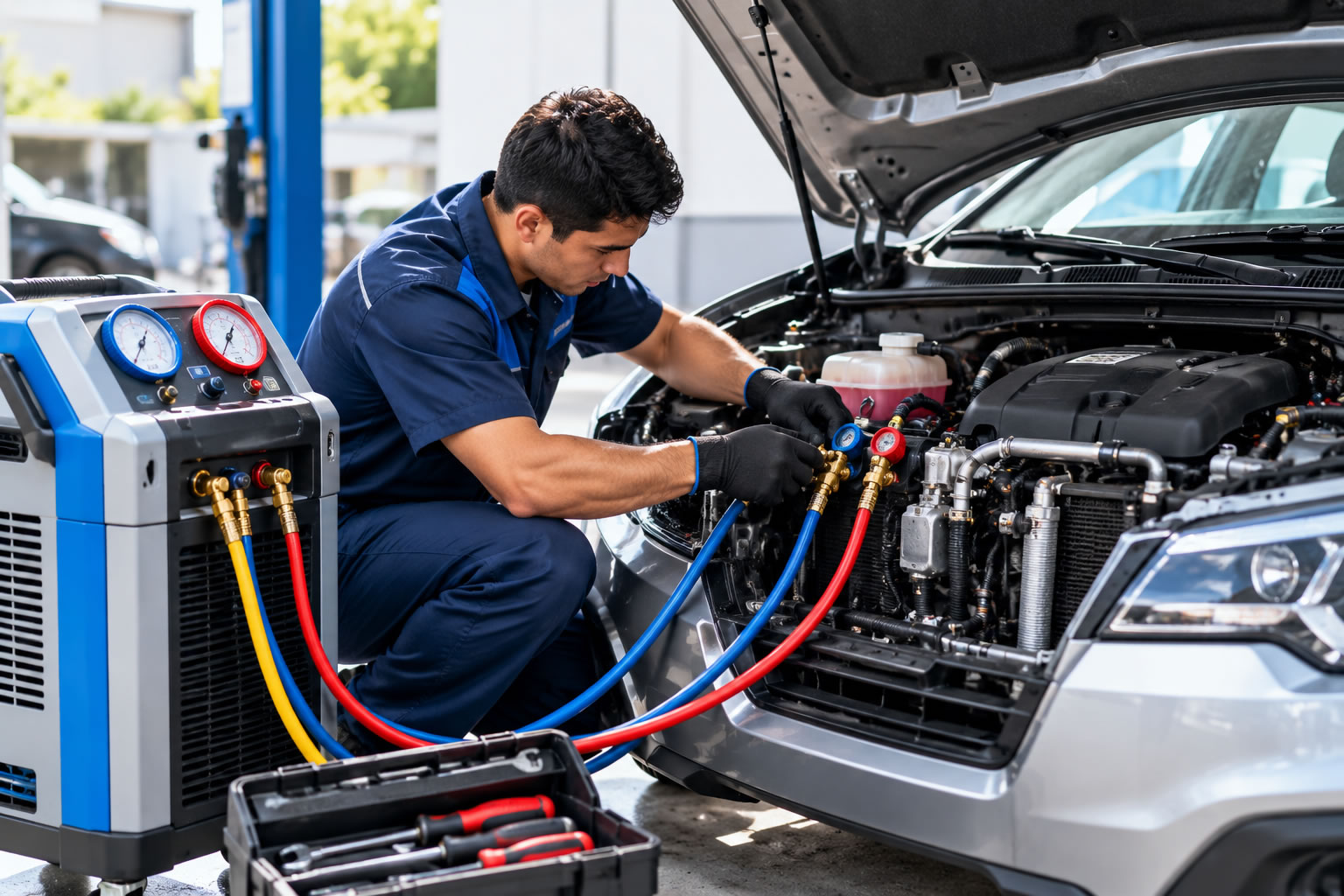 Aires acondicionados para uso automotriz